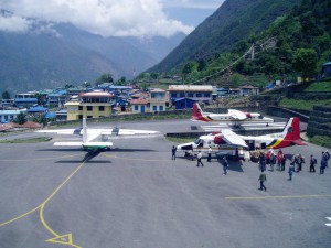 Lukla Airport...