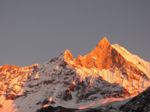 Mt. fishtail sunset